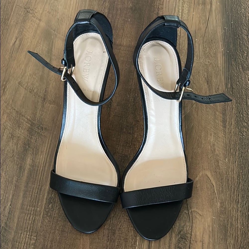 J. Crew, Black Women's Sandals, size 8